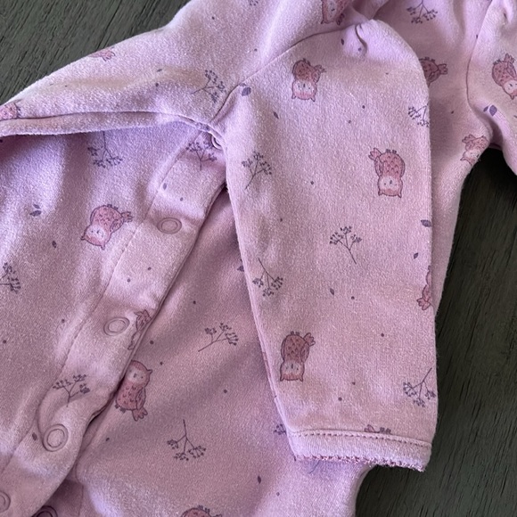 3 For $12 Baby Girl Child Of Mine Footies - Picture 9 of 11